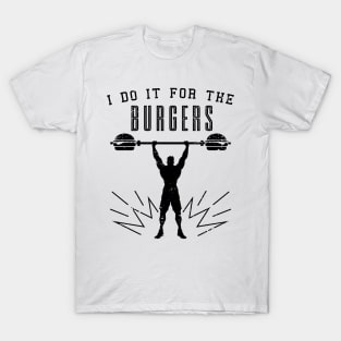 Lift for Burgers - blk T-Shirt